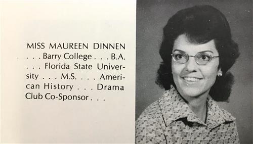 Ms Dinnen Yearbook 1974 